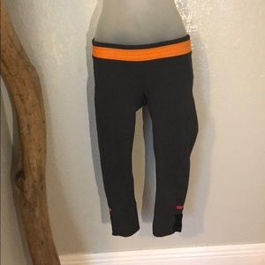 C&C California leggings grey & orange xs